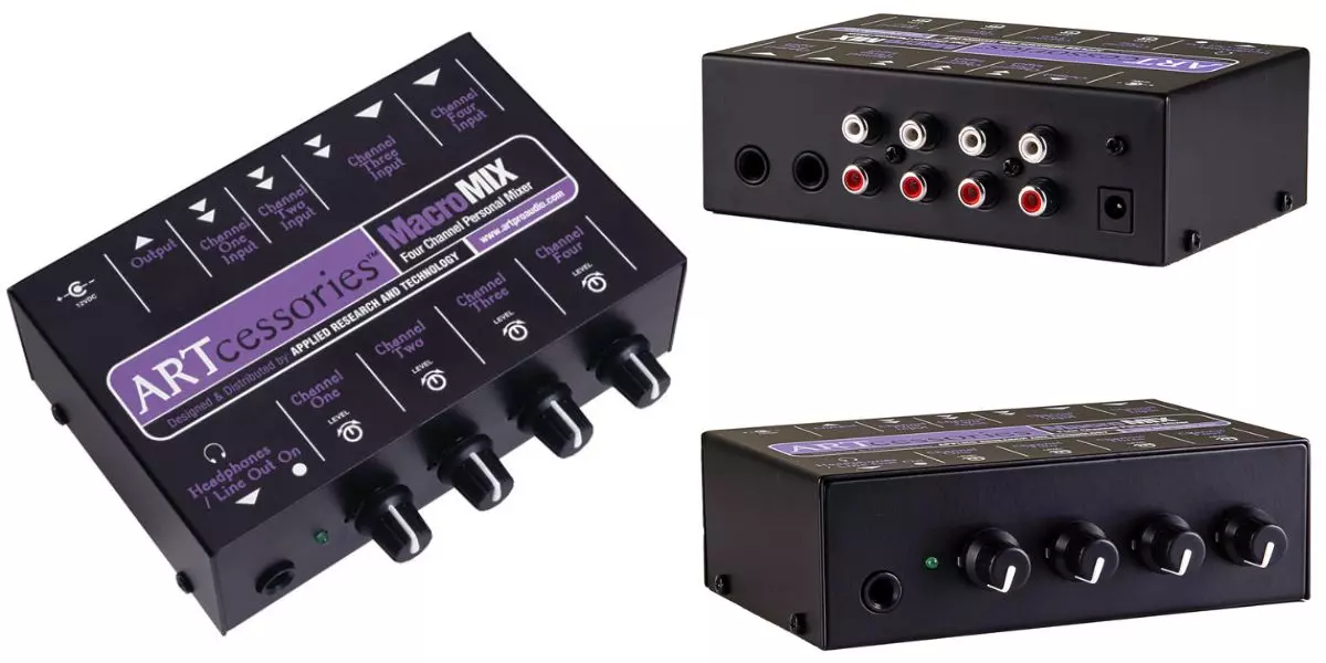 Macro Mix 4 Channel Line Mixer